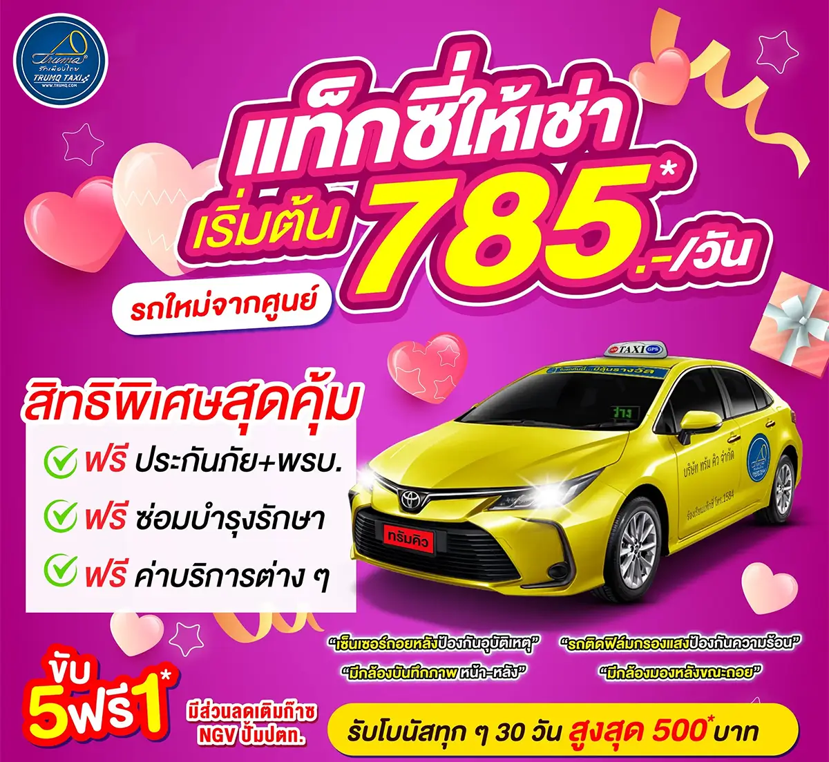 อัตราค่าเช่าและเอกสาร